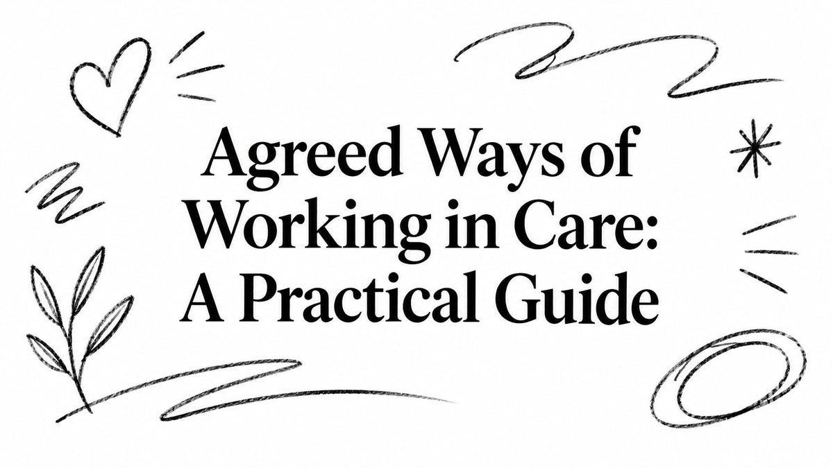 Agreed Ways of Working in Care: A Practical Guide