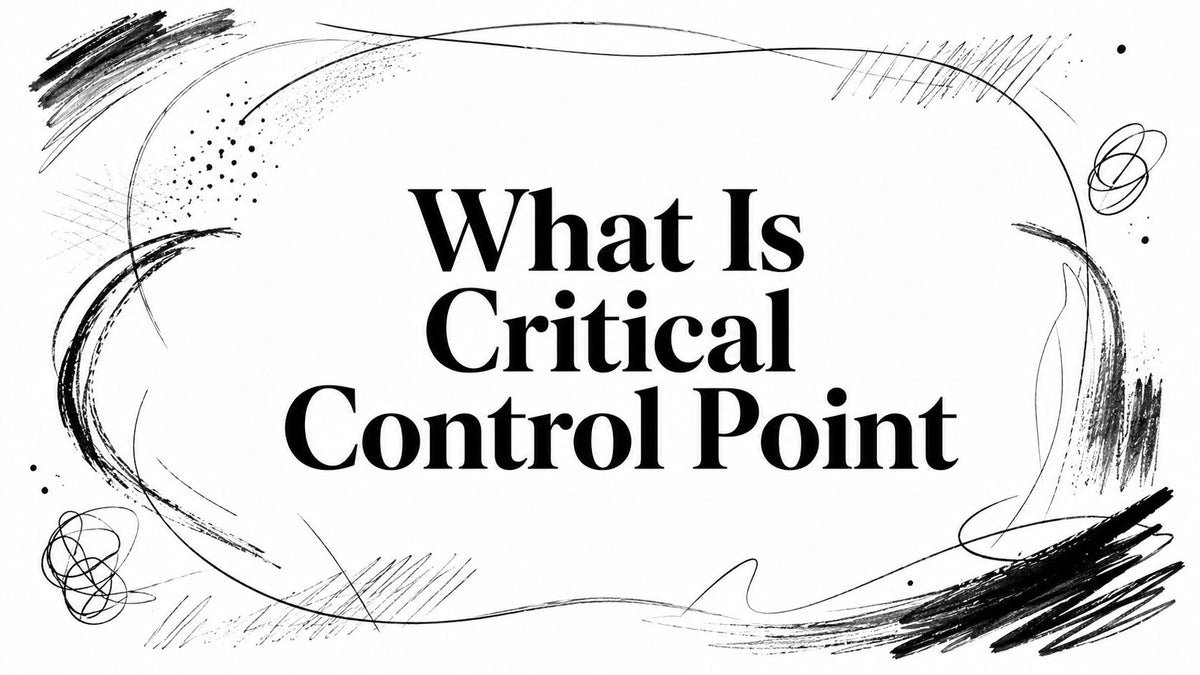 What Is Critical Control Point